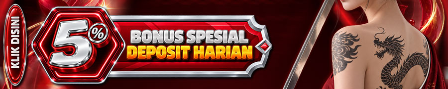 BONUS DEPOSIT HARIAN 5%